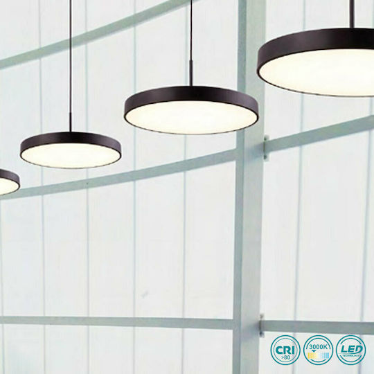 Viokef Madison Στρογγυλό Εξωτερικό LED Panel 40W με Θερμό Λευκό Φως 3000K 50εκ.