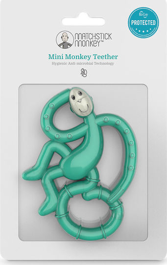 Matchstick Monkey Dancing Monkey Teething Ring BPA Free Silicone for 0 m+