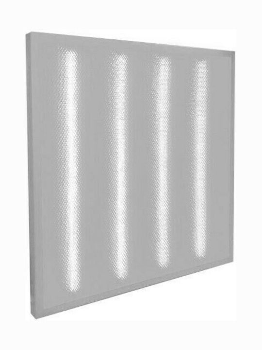 GloboStar Square Recessed LED Panel 44W with Natural White Light 4500K 60x60cm