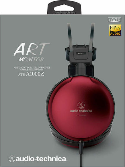 Audio Technica ATH-A1000Z Wired Over Ear Headphones Red