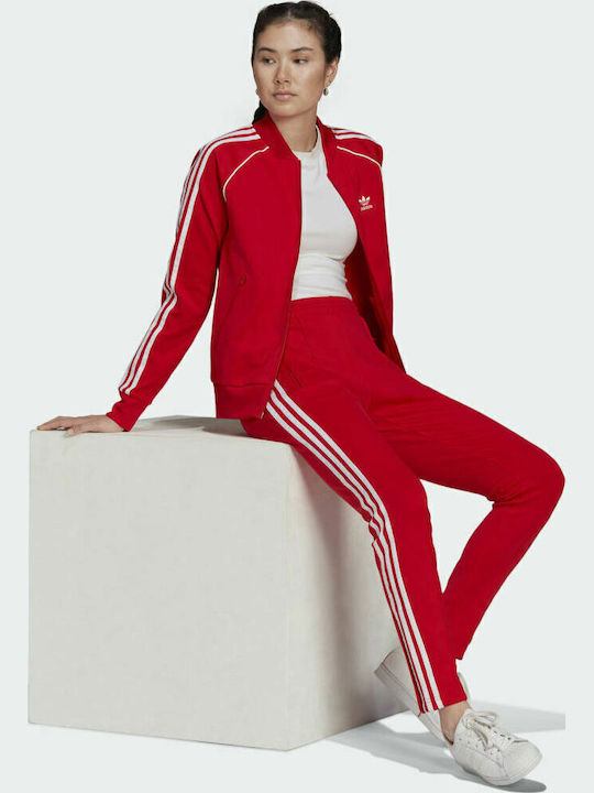 Superstar Κοντό Γυναικείο Bomber Jacket Vivid Red