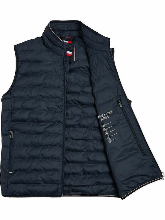 Sleeveless Jacket Puffer Navy Blue