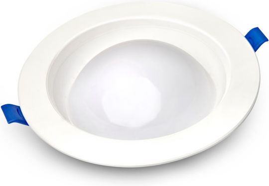 Kobi Rund Vertieft LED Panel 18W mit Natürliches Weiß Licht 4000K
