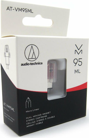 Audio Technica Moving Magnet Turntable Cartridge AT-VM95ML Red