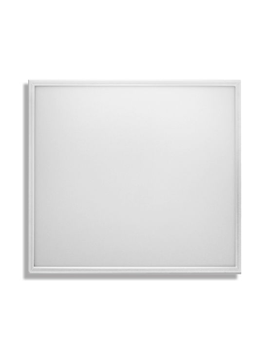 Adeleq Square Recessed LED Panel 42W with Natural White Light 4000K 60x60cm