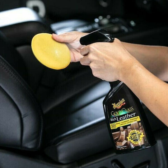Meguiar's Rich Leather Gold Class Σπρέι Καθαρισμού για Δερμάτινα Μέρη Αυτοκινήτου 450ml