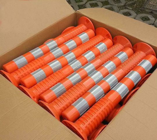 Next Systems Plastic Traffic Columns Orange Elastikó H80cm