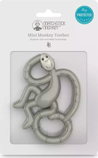 Matchstick Monkey Dancing Monkey Teething Ring BPA Free Silicone For 0 m+