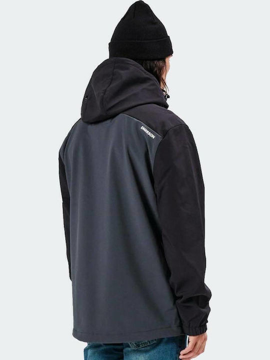 Jacket Waterproof and Windproof Dark Grey / Black