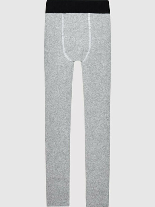 Frauen Lang Leggings Hochgeschnitten Gray