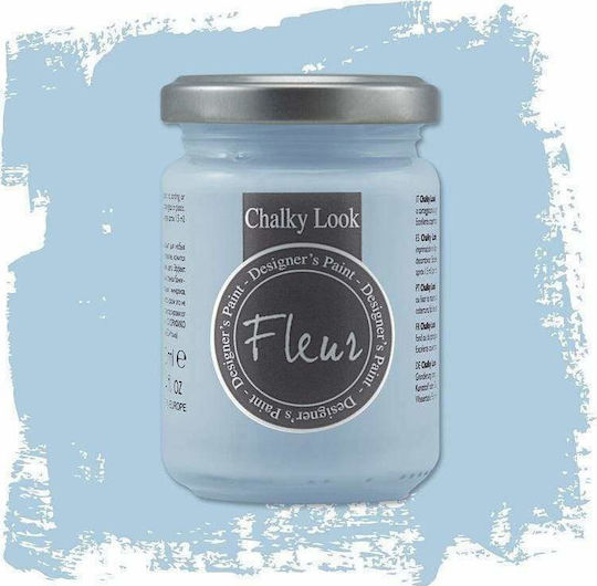 Fleur Chalky Look Culoare Full Face Vopsea Tabla De Scris F62 Lucy In The Sky Sky Albastru Deschis 130ml