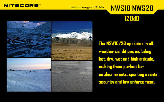 NiteCore NWS10 Survival Whistle