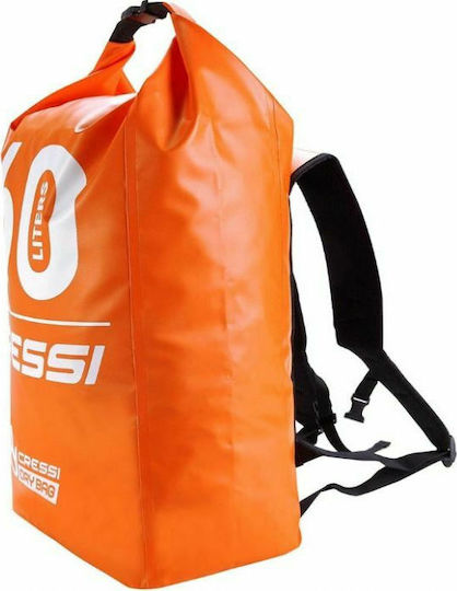 CressiSub Wasserdichte Tasche Rucksack mit einer Kapazität von 60 Litern Orange