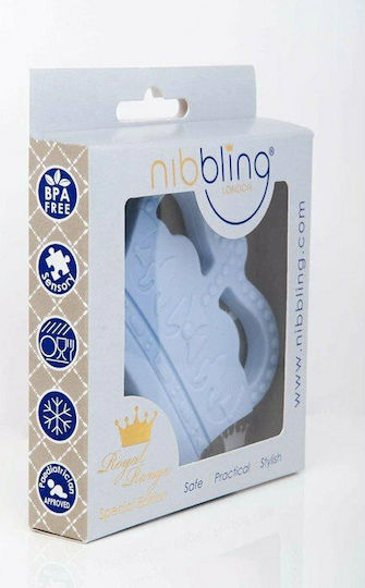 Nibbling Crown Μασητικός Κρίκος Οδοντοφυΐας από Σιλικόνη για 3 m+