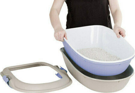 Zolux Furba Chic Cat Basin with Filter Brown L39 x W59 x H22cm