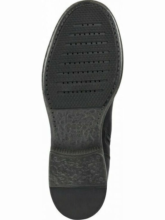 Catria A Leder Stiefeletten Damen Schwarz