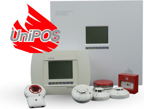 Unipos Панел за откриване на пожар 4 Зони