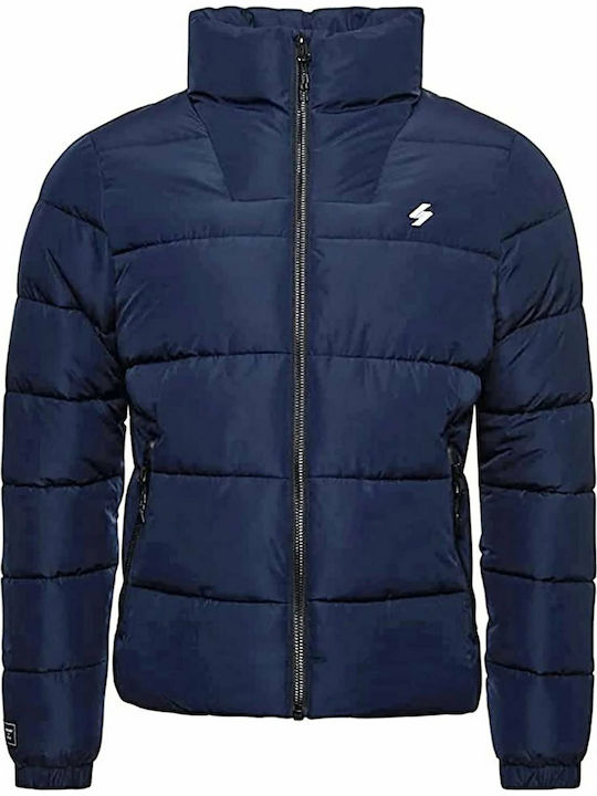 Winter Jacke Puffer Marineblau