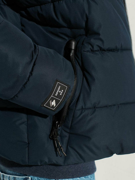 Winter Jacke Puffer Marineblau