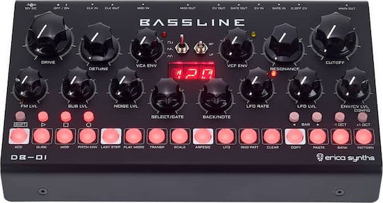 Erica Synths Bassline DB-01 Analogic Sintetizator cu secvențiator