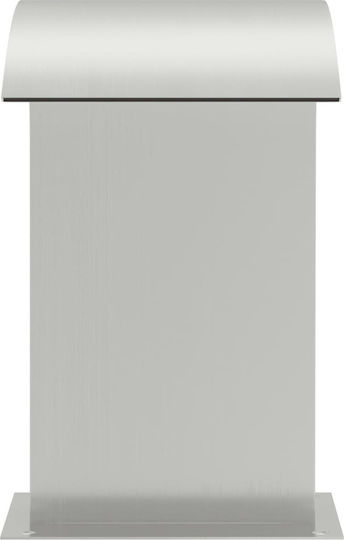 vidaXL Pool Waterfall made of Stainless Steel 60x50x30cm Silver