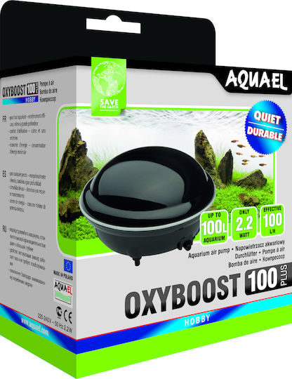 Aquael Oxyboost 100 Plus Pompa de aer pentru acvariu Cu o ieșire