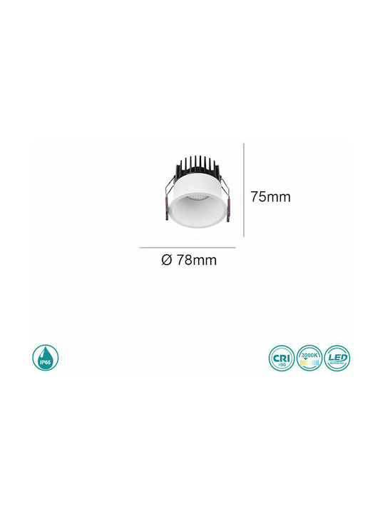 SoleLuce Waterproof Outdoor Ceiling Spot in White Color 2066112329