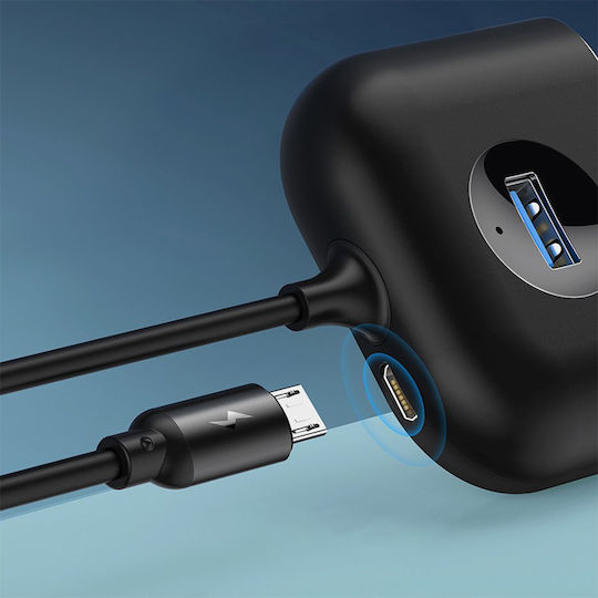 Baseus Square Hub 4 Ports USB 3.0 with USB-A Connection