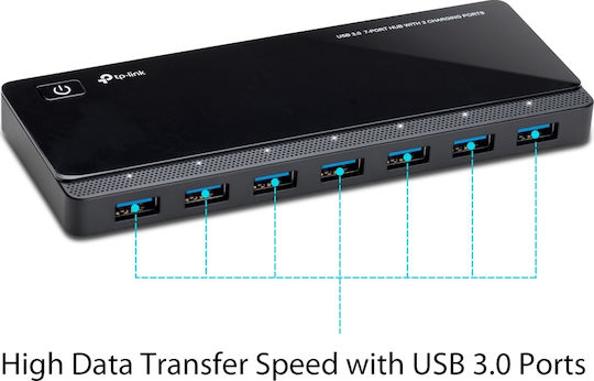 TP-LINK UH720 v3 Hub 7 Θυρών USB 3.0 με σύνδεση USB-A