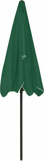 vidaXL Beach Umbrella Diameter 2m Green