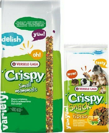 Versele Laga Behandelt für Meerschweinchen / Hase / Hamster Crispy Snack Fibers 650gr 1Stück
