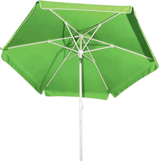 Metallischer Grüne Garten- und Terrassen-Sonnenschirm 2x2m