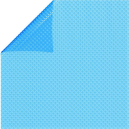 vidaXL Solar Runde Poolabdeckung aus Polyethylen Blau Durchmesser 417cm 1Stück