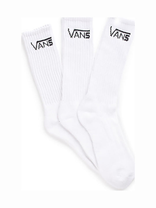 Vans Classic Crew Men's Solid Color Socks White 3Pack