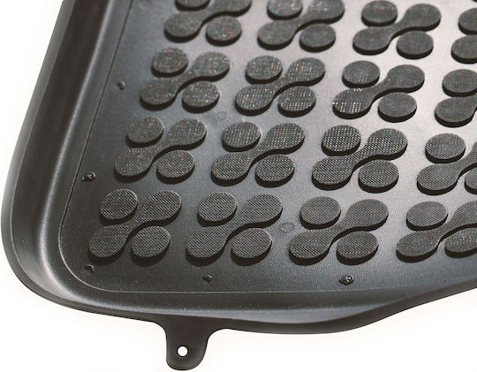 Rezaw Plast Set of Front and Rear Mats 4pcs Tray Type for Mercedes-Benz E Class 2002-2010 Black