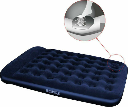 Bestway Inflatable Sleeping Mattress with Built-in Pump 203x152x28εκ.