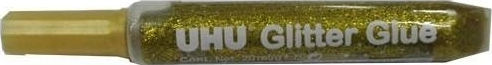 UHU Gold Glitter Glue 20gr 20ml