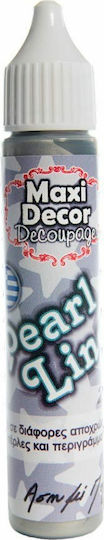 Maxi Decor Stift Glitter Silber 28ml