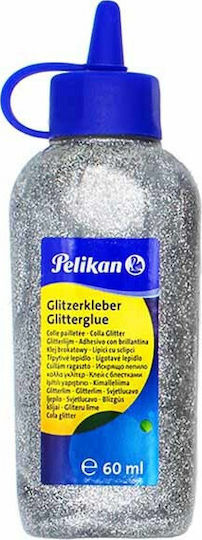 Pelikan Κόλλα Glitter Ασημί 60ml