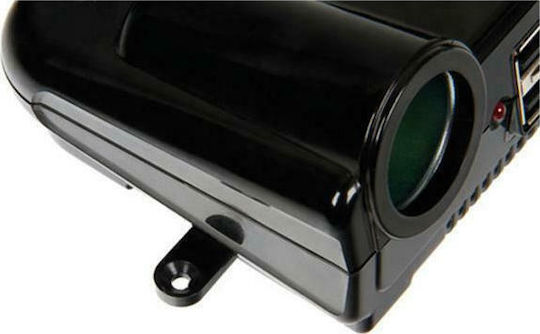Lampa Φορτιστής Αυτοκινήτου 8A με Θύρες: 2xUSB 2xΑναπτήρα