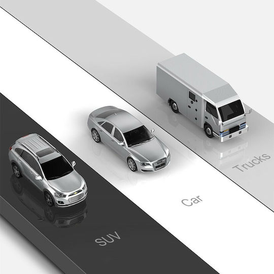 Baseus High Efficiency 2in1 Φορτιστής Αυτοκινήτου 3.1A με Θύρες: 2xUSB 2xΑναπτήρα Μαύρο Χρώμα