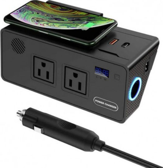 Andowl KL-8118 Φορτιστής Αυτοκινήτου 2.4A με Θύρες: 2xUSB 1xType-C Μαύρο Χρώμα
