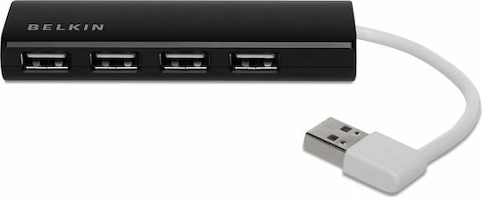 Belkin Hub 4 Θυρών USB 2.0 με σύνδεση USB-A
