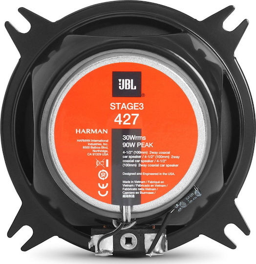 JBL Set Boxe Auto Stage3 427 4" cu 30W RMS (2 căi)