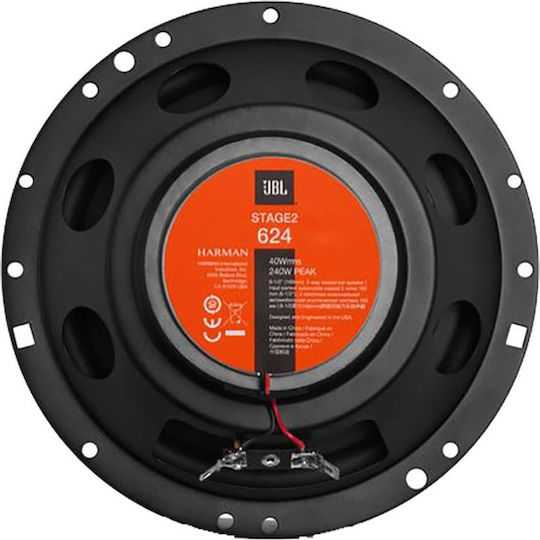 JBL Комплект Автомобилни Високоговорители Stage2 624 6.5" с 40W RMS (2 път)