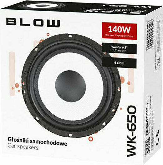Blow Auto-Lautsprecher WK-650 6.5" mit 140W RMS (Tieftöner)