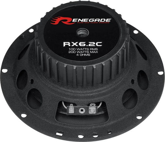 Renegade Car Audio Σετ Ηχεία Αυτοκινήτου Διαιρούμενα 6.5" με 100W RMS (2 Δρόμων)