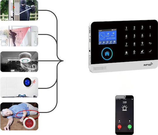 PGST PG-103 Wireless Alarm System with Hub and Keyboard (Wi-Fi)