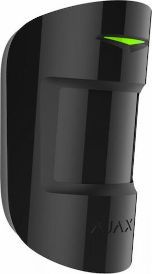 Ajax Systems StarterKit Cam Plus Wireless Alarm System with Motion Detector , Door Sensor , Remote and Hub (Wi-Fi / GSM) Black