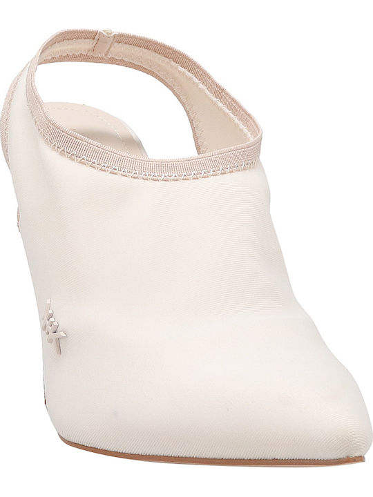 Pointed Toe Stiletto Beige High Heels Olly
